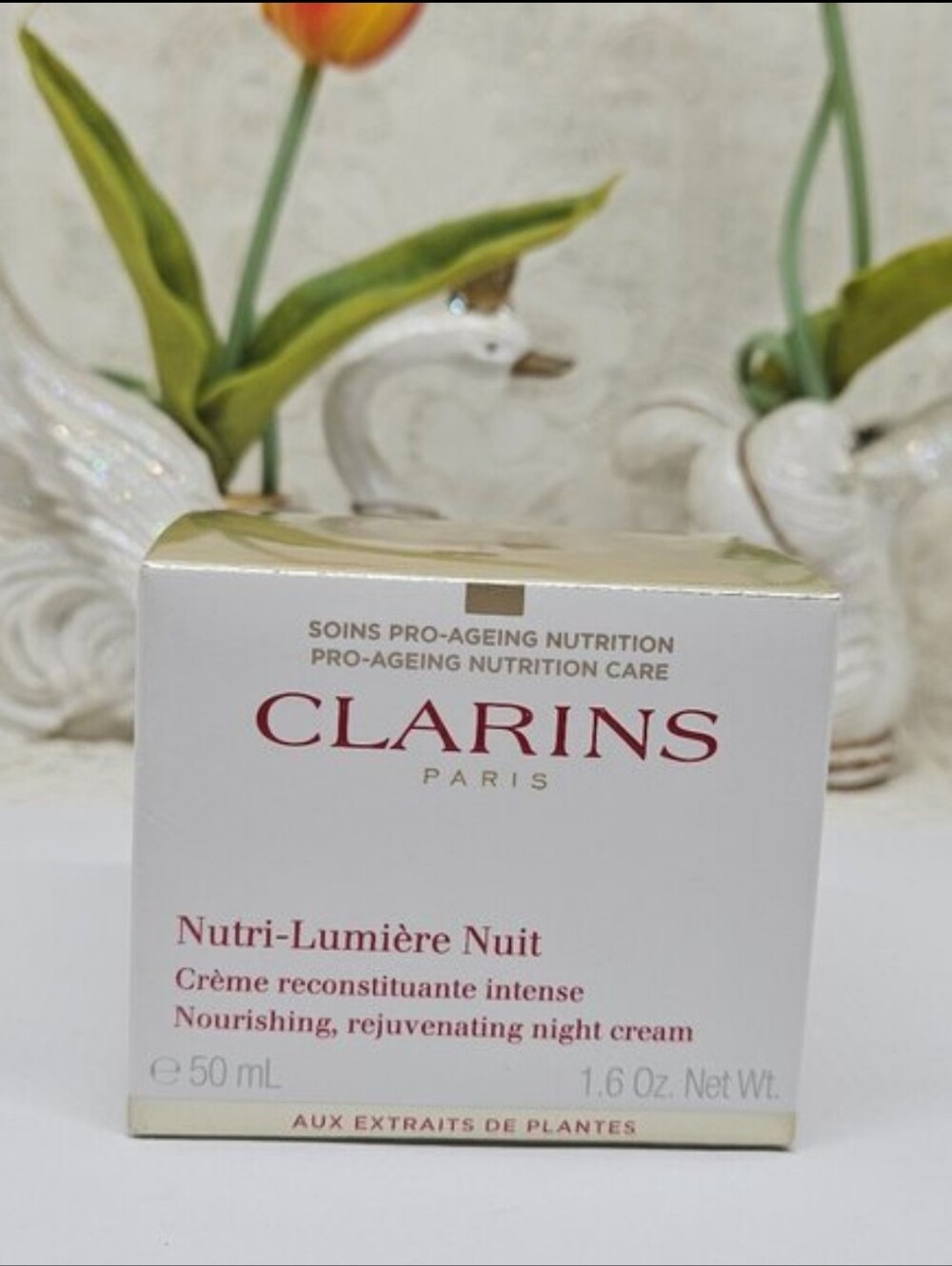 CLARINS NUTRI-LUMIERE ANTI-AGING & NOURISHING NIGHT MOISTURIZER 1.6OZ / 50ML NEW